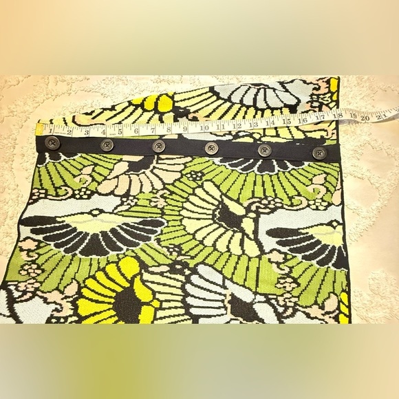 RACHEL Rachel Roy Multicolor Button-Front Skirt - Picture 8 of 9